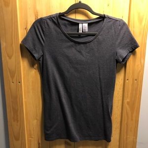 H&M blue/grey shortsleeved top